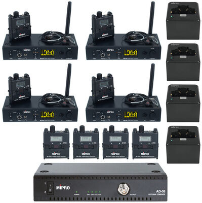 Mipro MI-58 8 CH Set Noir