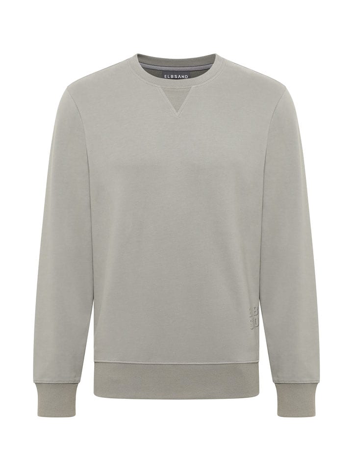 ELBSAND Sweatshirt "Doran" in Grau - S