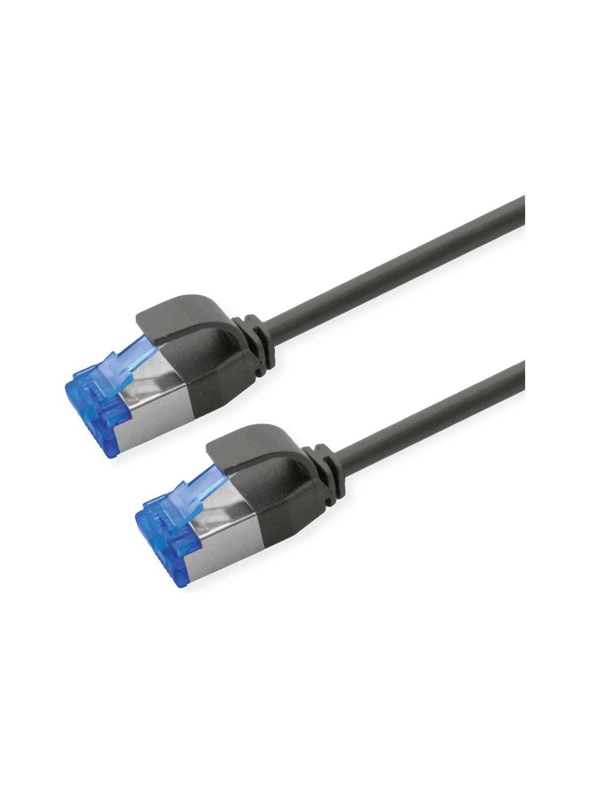 Roline patch cable - 7 m - black pantone 3C - Schwarz