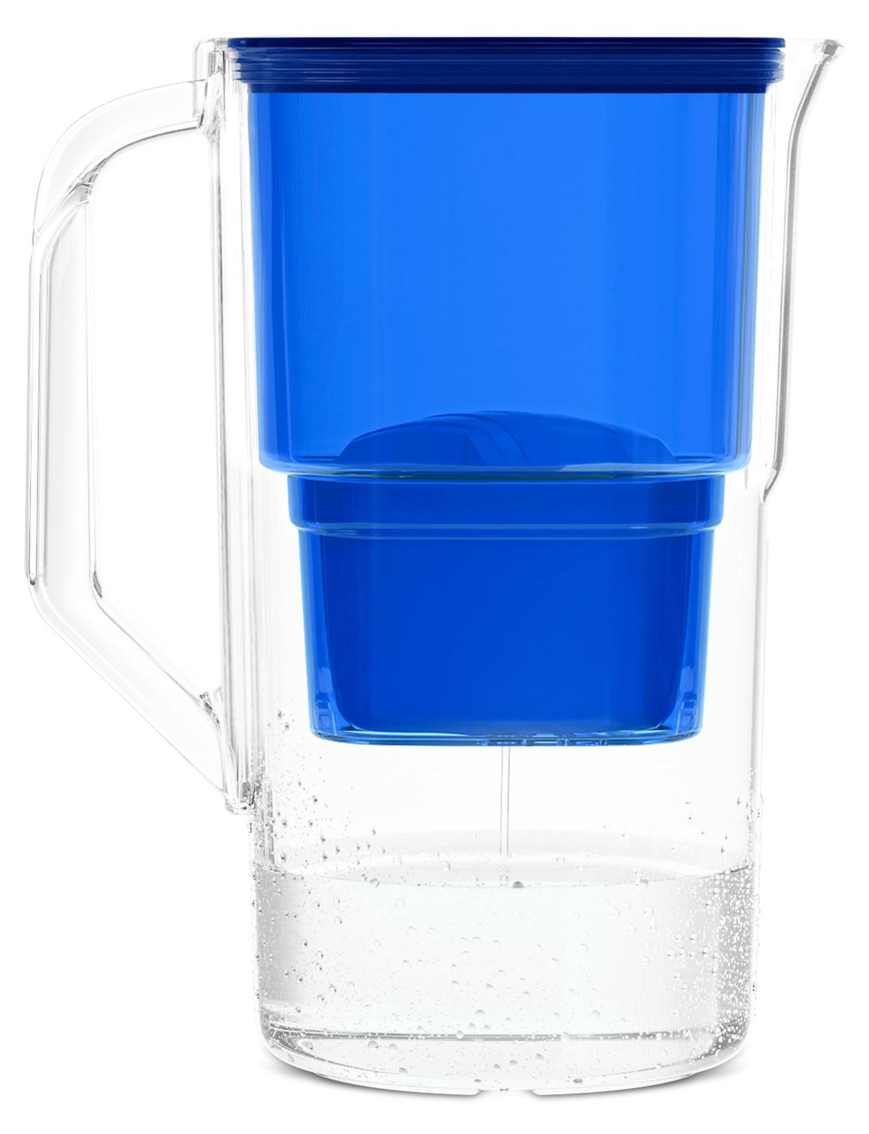 Dripio Waterfilterkan met filterpatroon, 2,5 liter, blauw