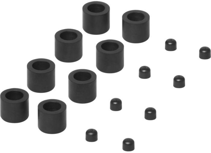 Viega Advantix Zubehörset 754792 Gummi schwarz, für Advantix-Duschrinnen-Rost