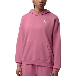 NIKE Jordan Jumpman Fleece Hoodie Damen 667 - desert berry/white M