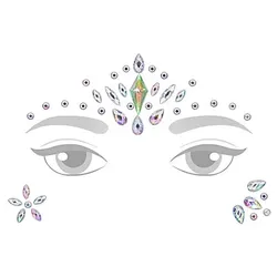 Face-Art-Tattoo "Blumen"