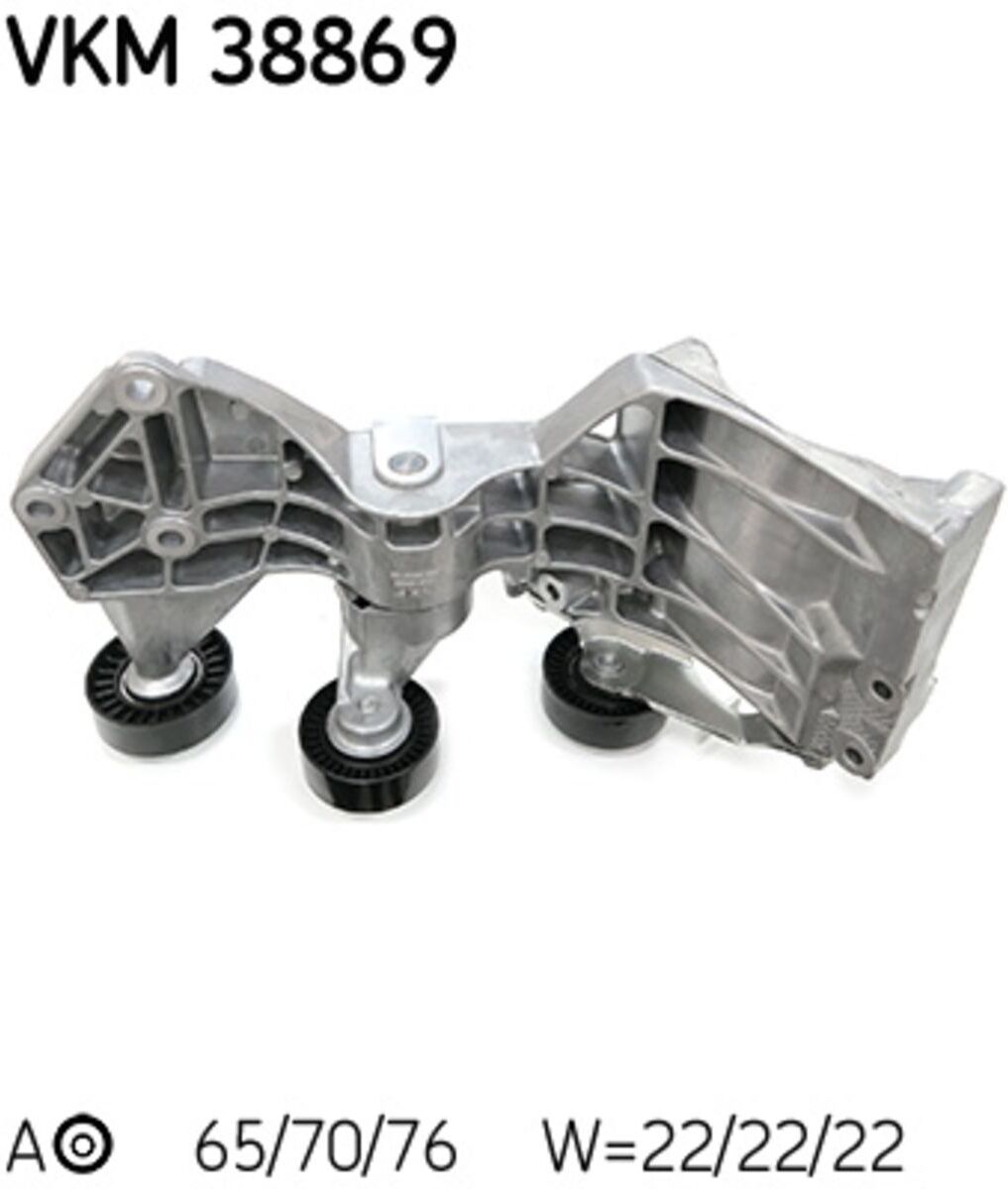 Spannrolle, Keilrippenriemen SKF VKM 38869