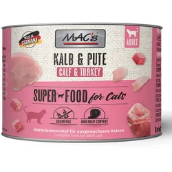MAC ́s CAT Kalb & Pute 6x200 g
