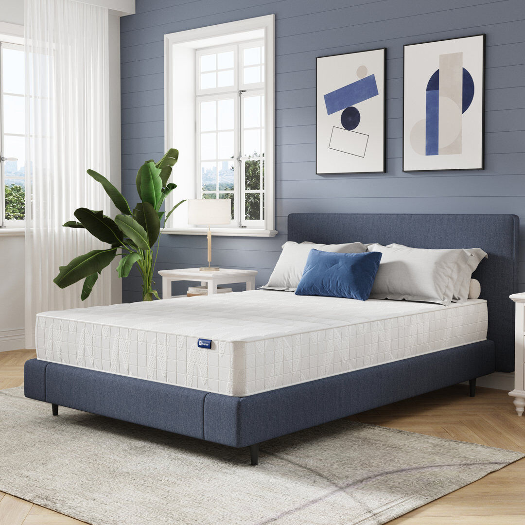 White Noise Salton 27cm Medium Gel Memory Foam Pocket Sprung Mattress Kingsize (5')