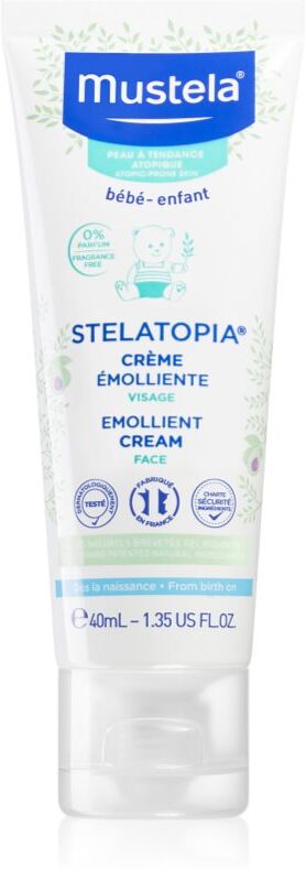 Mustela Bébé Stelatopia Geschmeidig machende Gesichtscreme für Kinder ab der Geburt 40 ml