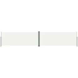 Helloshop26 - Ausziehbare Seitenmarkise/Sichtschutz für Terrasse Garten Balkon 200 x 1000 cm cremefarben 02_0007171