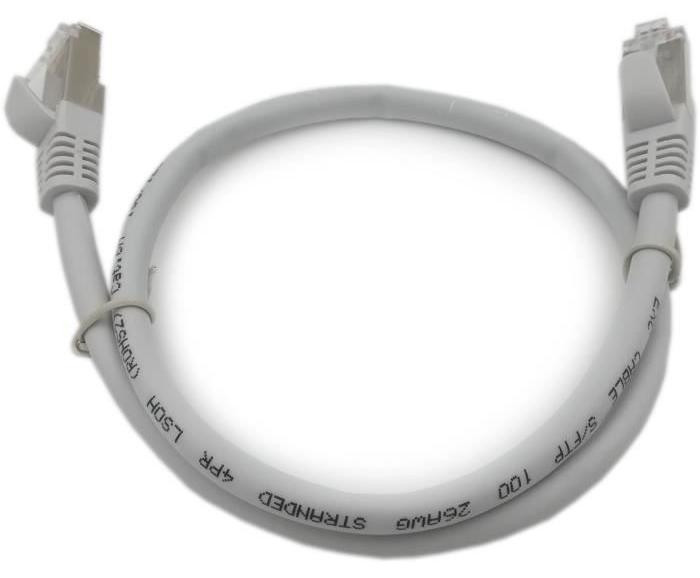 RJ45-kabel Cat.6a S/FTP afgeschermd LSZH 0,5 meter