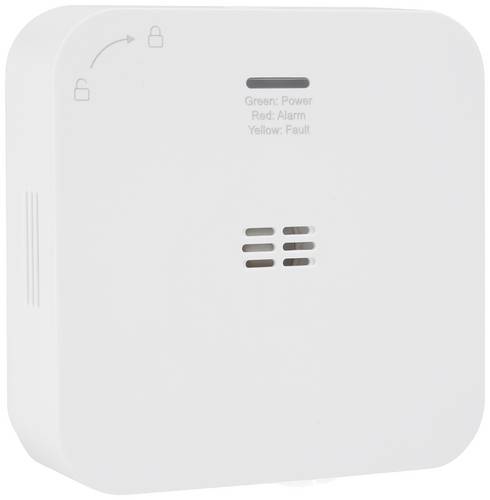 Smartwares FGA-13800 Kohlenmonoxid-Melder mit App-Steuerung batteriebetrieben detektiert Kohlenmonoxid