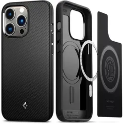 Spigen Mag Armor (Apple iPhone 13 Pro), Smartphone Hülle, Schwarz