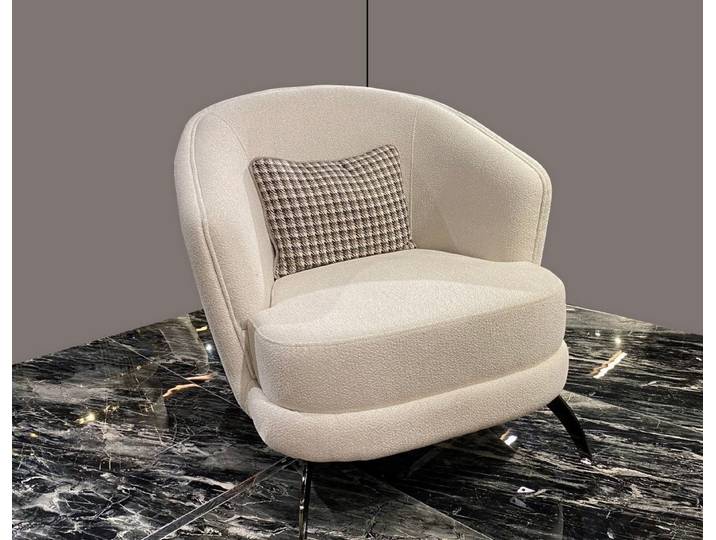 Xlmoebel Loungesessel Luxuriöser Designer-Sessel in Beige für stilvolle Entspannung (Sessel), Hergestellt in Europa