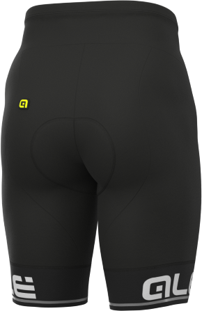 ALE' Pantaloncini ciclismo senza bretelle  SOLID CORSA nero-bianco 2026