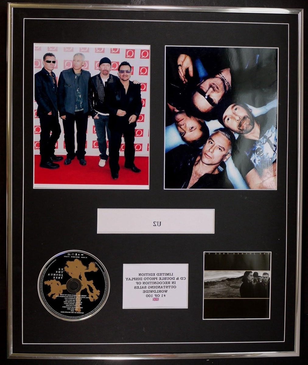 Muziek Memorabilia Display CD Foto Frame - Dubbel Muur Decoratie Frame - Zilver - 60 x 50 cm