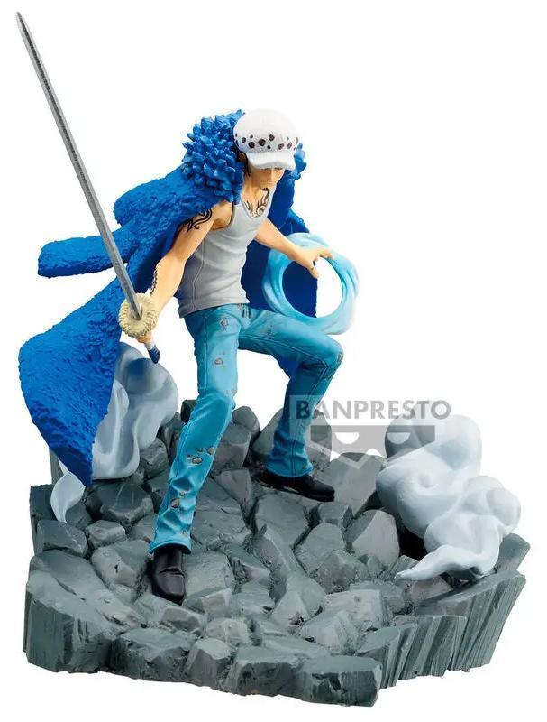 Banpresto One Piece Senkozekkei Trafalgar Law Figuur, 11 cm