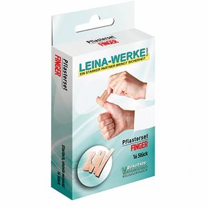 Leina-Werke Pflaster Pflasterset, 16 Strips, elastisch, 4 Größen