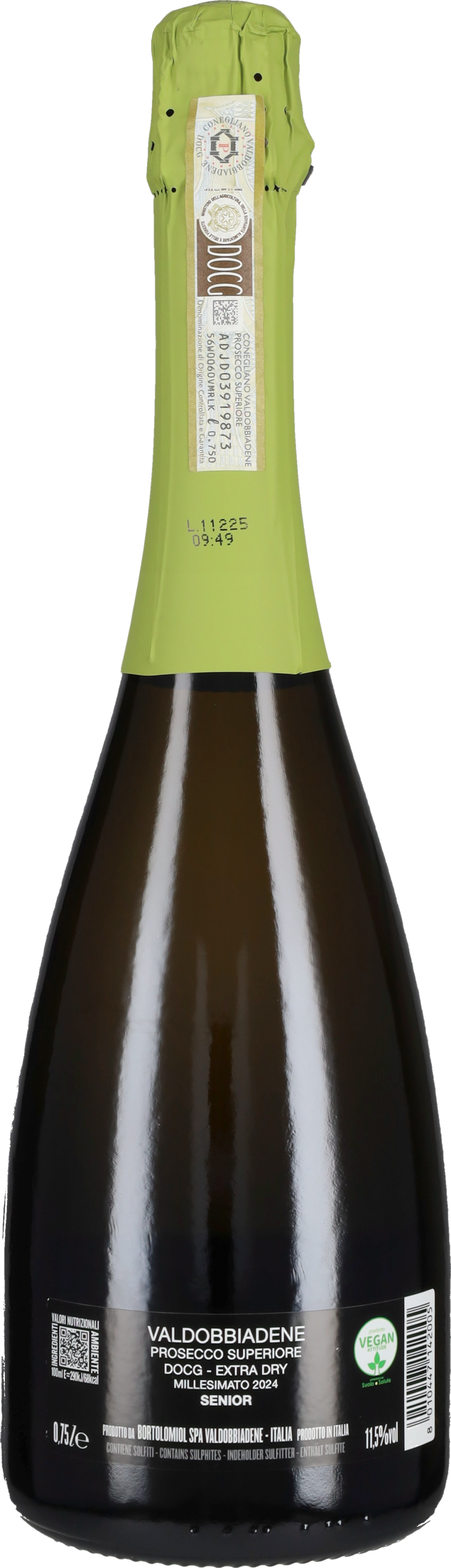 Prosecco di Valdobbiadene Superiore Extra Dry 'Senior' Bortolomiol 202