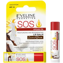 S.O.S. Feuchtigkeitsspendender und regenerierender Lippenbalsam mit Kokosnuss