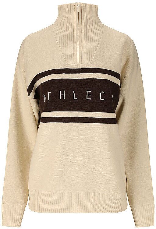 ATHLECIA Damen Sweater Yiruma Knitted 1/2 Zip creme   34 W