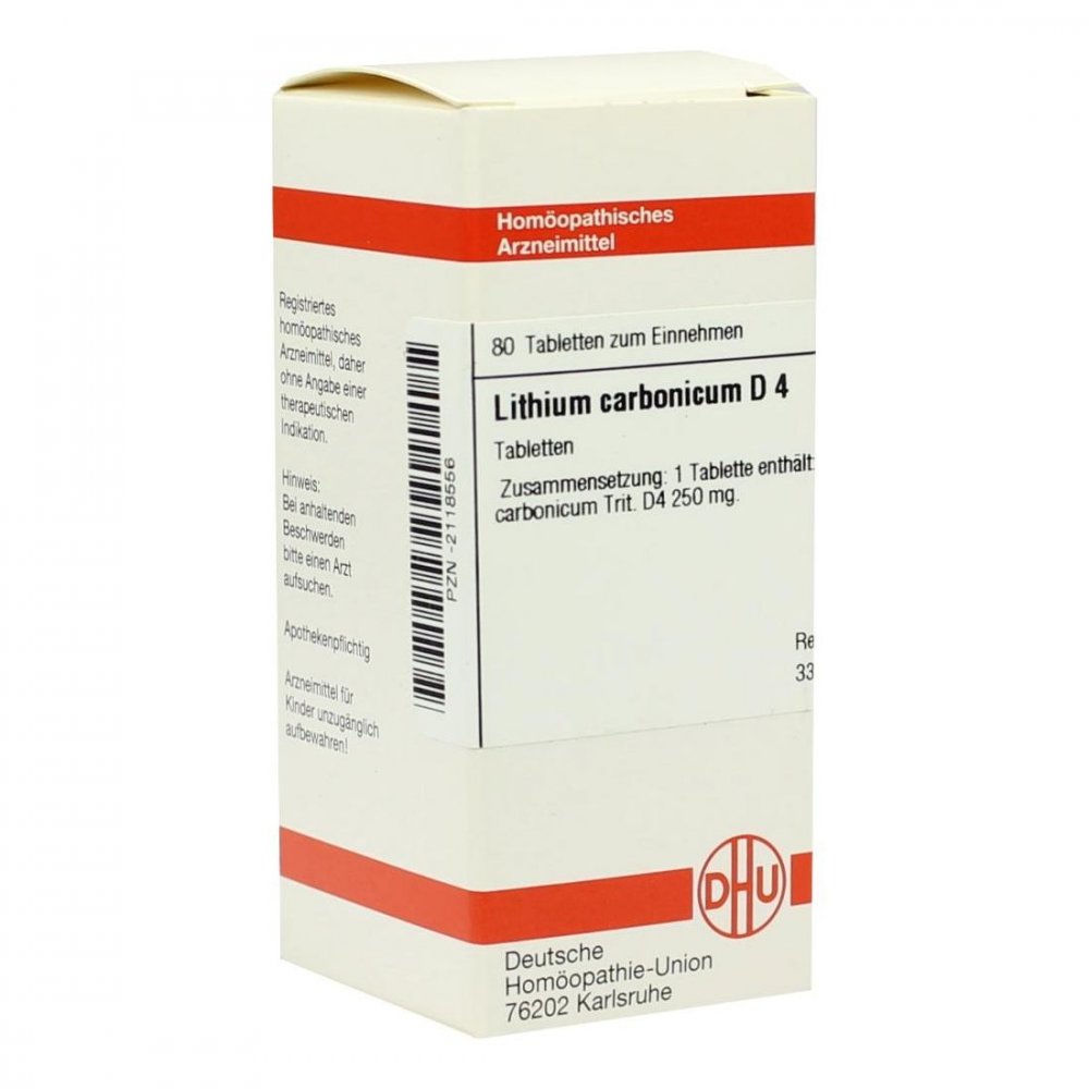 DHU-Arzneimittel GmbH & Co. KG Lithium Carb. D4 Tabletten 02118556