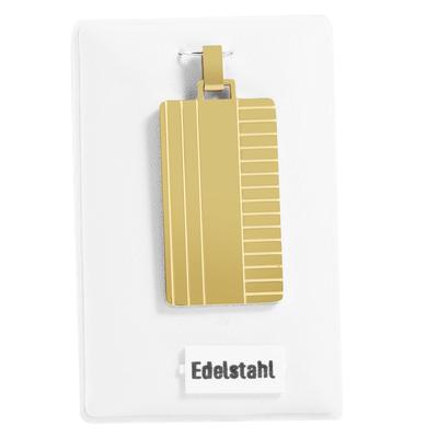 Kettenanhänger ADELIA´S "Anhänger aus Edelstahl", gold, Schmuckanhänger, Damen, Edelstahl, Kettenanhänger, Geschenkidee: zeitlos und vielseitig