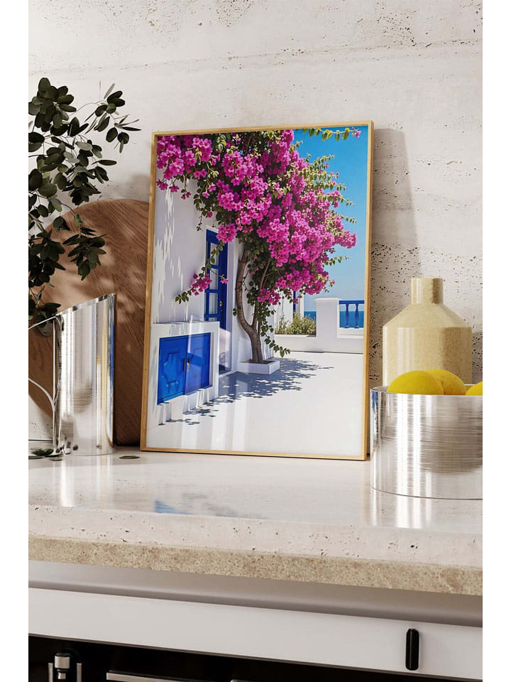 ABERTO DESIGN Gerahmter Kunstdruck - (B)50 x (H)70 cm - onesize