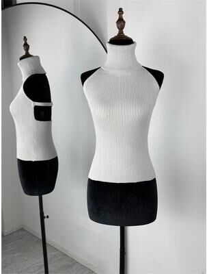 Inspire Select Tornova Trendix Backless Knit Tank Top & Long Sleeve Shawl 2 Piece Set For Women only Tank Top