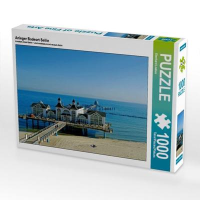 CALVENDO Puzzle Anleger Badeort Sellin | 1000 Teile Lege-Größe 64x48cm Foto-Puzzle für glückliche Stunden