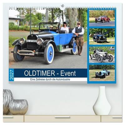 OLDTIMER-Event (hochwertiger Premium Wandkalender 2027 DIN A2 quer), Kunstdruck in Hochglanz