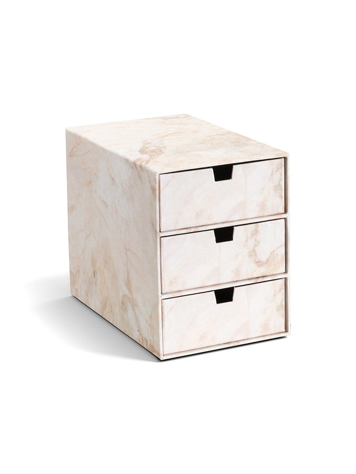 BIGsoBox Schubladenbox "Ingrid" in Beige - (B)16 x (H)20,5 x (T)25 cm - onesize