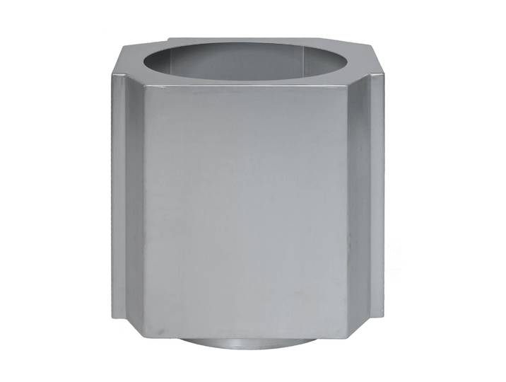 Louise Roe Funki Topf M 40 cm Brushed Aluminium