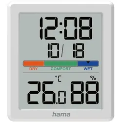 Hama Thermo-/Hygrometer »Paros« weiß weiß