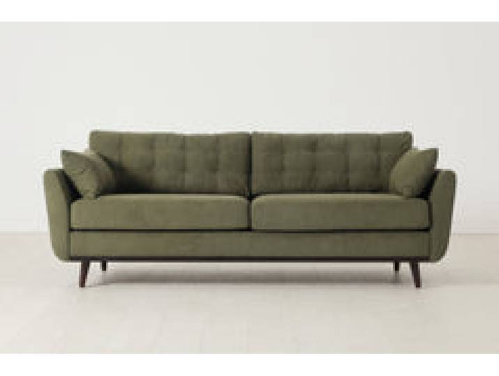 Dreisitzer-Sofa Model 10, Fenchelgrün
