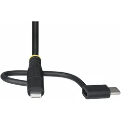 StarTech Cable USB 3in1 Multi Charging 1m (1 m, USB 2.0, 15 W), USB Kabel