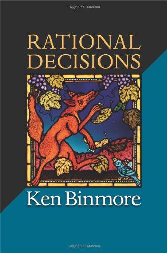 Ken Binmore - Rational Decisions (The Gorman Lectures in Economics) - Preis vom 30.09.2026 09:01:18 h