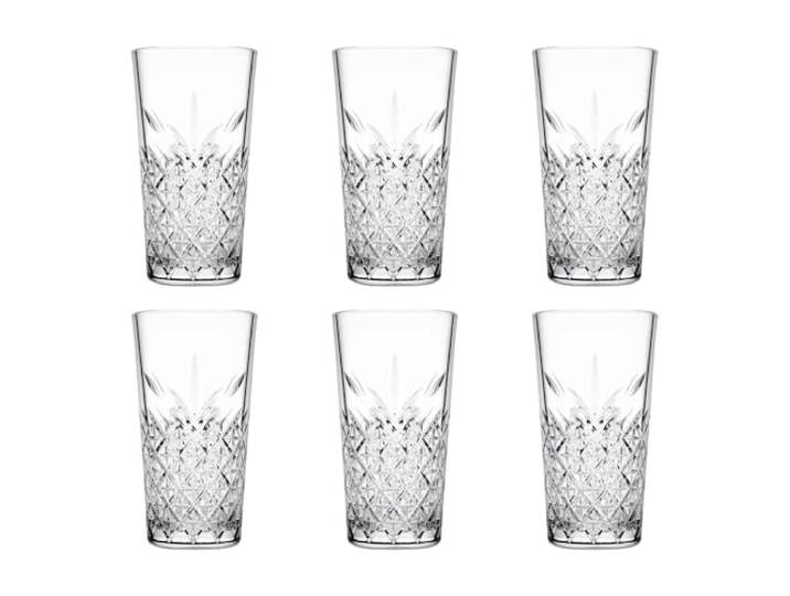 Pasabahce 6 x Timeless gläser Set Longdrinkglas konisch stapelbar 45 cl