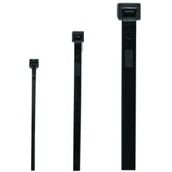SapiSelco, Sapi Selco Nylon schwarz 780 x 9 mm Pack mit 100 Stück (Kunststoffkabelbinder, 780 mm, 100 Stk.)