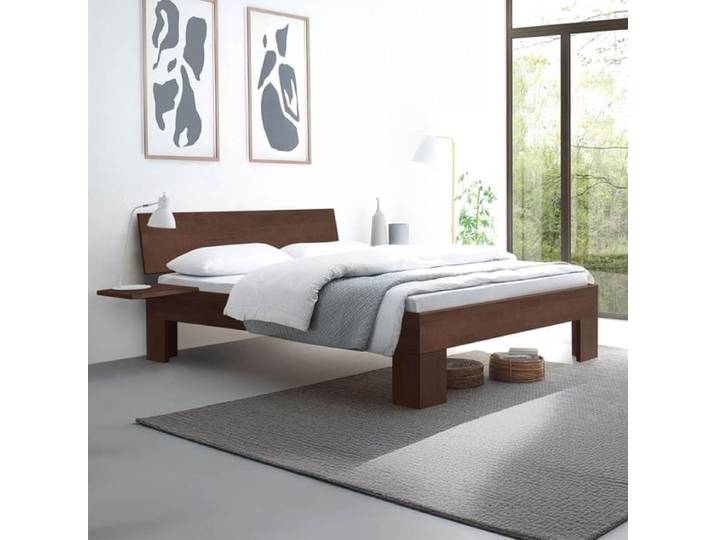 Bett Nevada Buche Massivholz 180x200cm modern