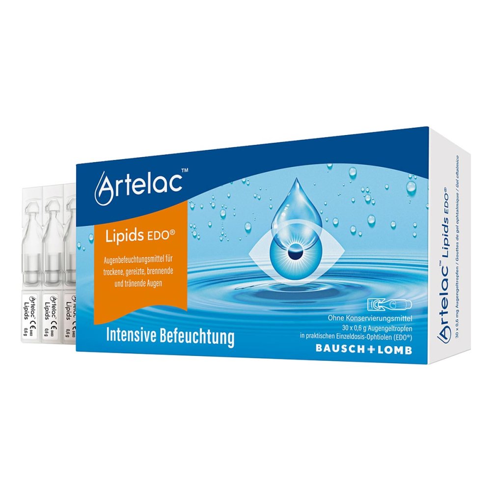Dr. Gerhard Mann Artelac Lipids EDO Augengeltropfen für stark tränende Augen 07707062