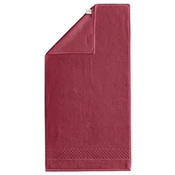 Fürstenhof Gästetuch Malmö 30 x 50 cm Baumwolle Rot Beere