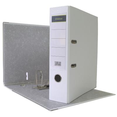 Midori 320 x Ordner A4 8 cm PP Kunststoff Weiss Aktenordner Briefordner Breit 80 mm