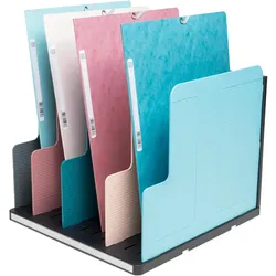 Exacompta, Dokumentenablage, MODULOTOP, vertikaler Sorter mit 5 Trennplatten, Skandi (A4+)