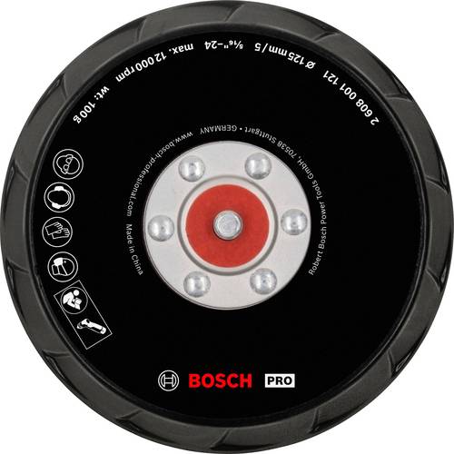 Bosch Accessories 2608001121 PRO Polierteller, 125 mm, GPX 12V-125 1St.