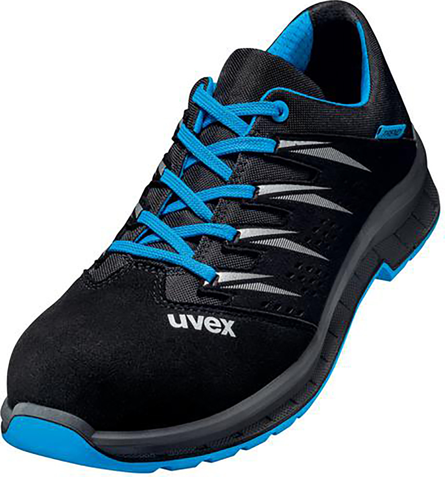 UVEX Veiligheidshalfschoen 2 trend 6937 S1P FO SR W11, maat 42, blauw/zwart