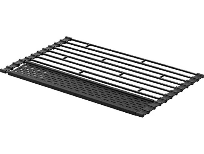 YAMAZAKI Tower Faltbare Abtropfmatte, Schwarz