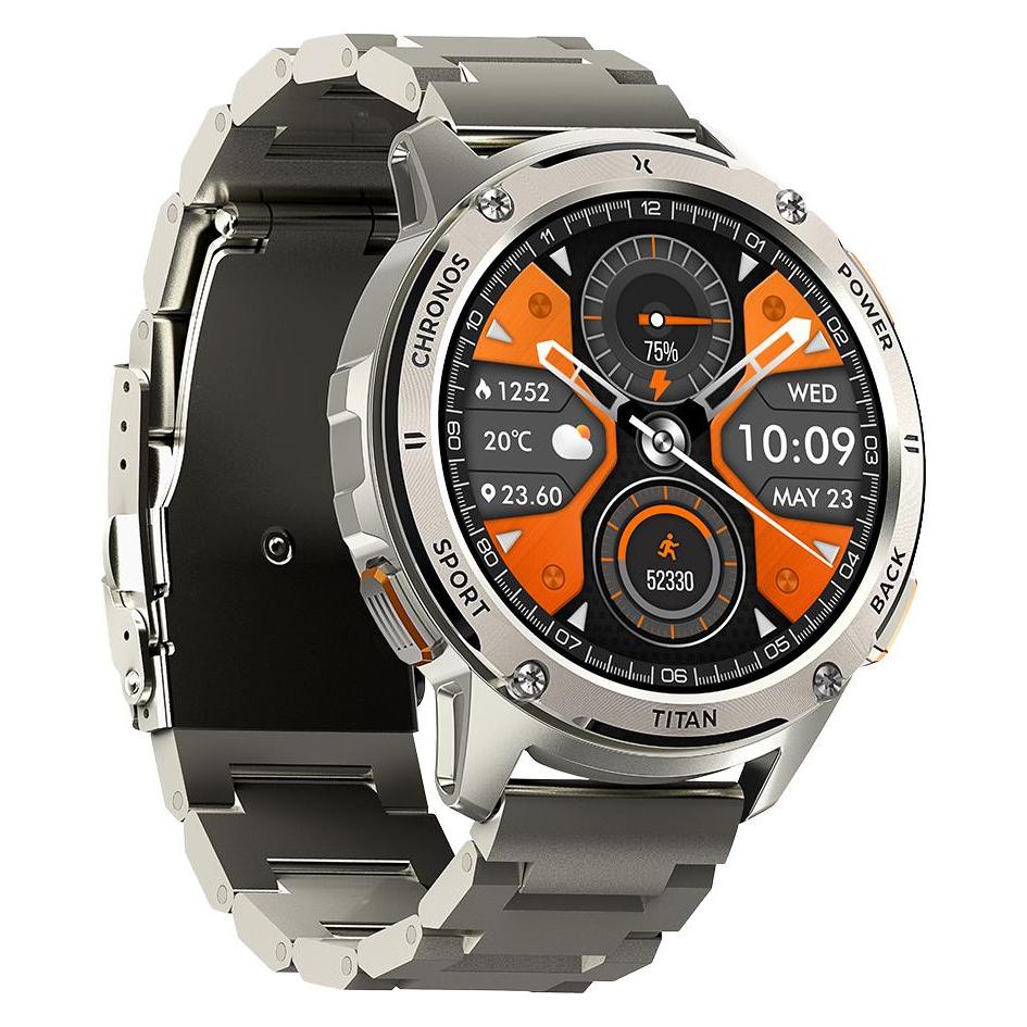 Maxcom Smartwatch FW110 Titan Chronos silber (50 mm, ohne SIM) (5908235978178)