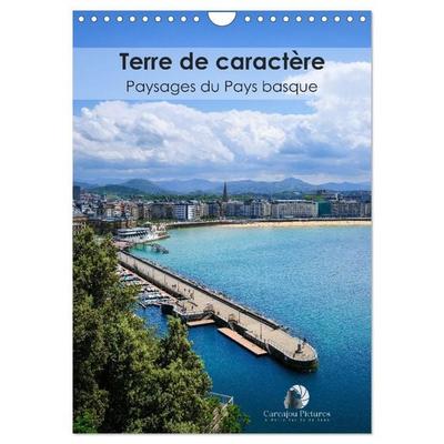 Terre de caractère - Paysages du Pays basque (Calendrier mural 2026 DIN A4 horizontal), CALVENDO calendrier mensuel
