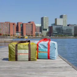 REMEMBER Freizeit- und Reisetasche, faltbar "Tom" - B 49 × T 24 × H 35 cm - Bunte Freizeit- und Reisetasche