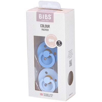 Bibs Fopspeen Sky Blue/Baby Blue Duo 0-6 2 St Sauger