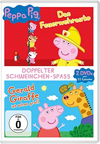 Peppa Pig - Das Feuerwehrauto / Gerald Giraffe ist schon groß [2 DVDs] - Preis vom 11.10.2026 03:10:56 h